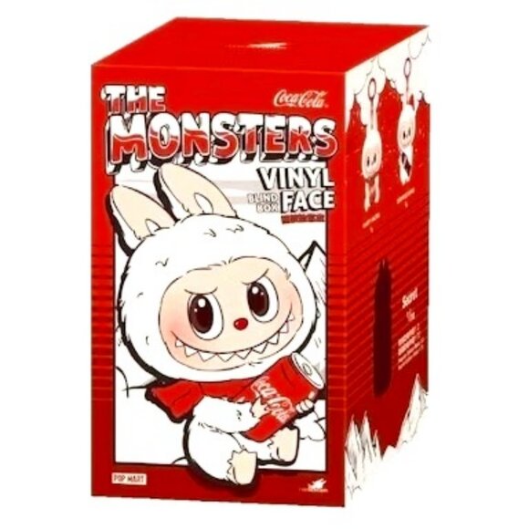 Pop Mart Labubu Monsters Coca-Cola Vinyl Face Blind Box Set...